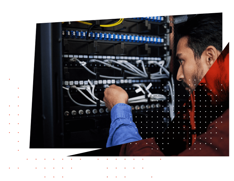 Structured Data Cabling for Business - server rack